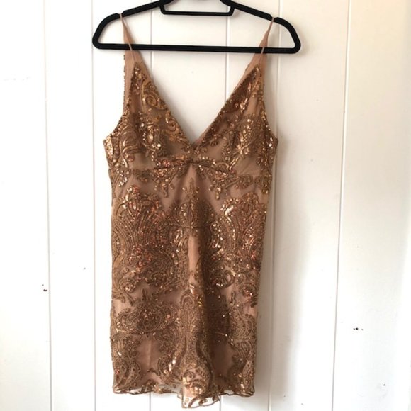 Free People Night Shimmers Mini Dress - Picture 4 of 12